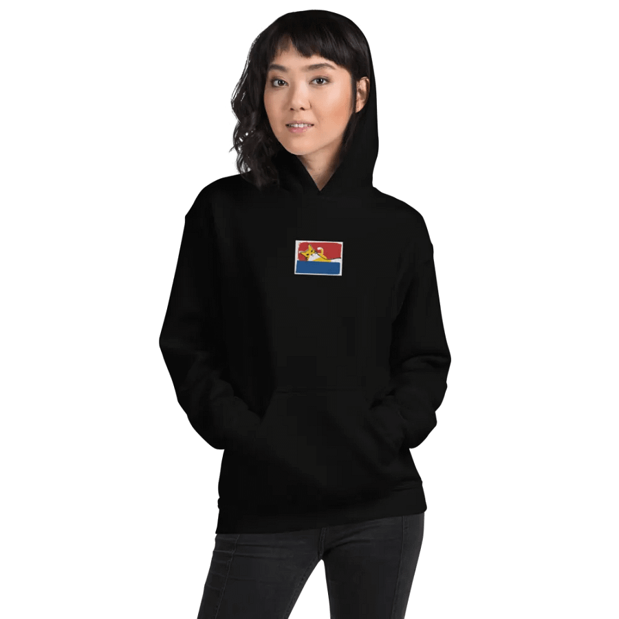Hamlet Screen Print Embroidered Hoodie (Traditional) product image (17)