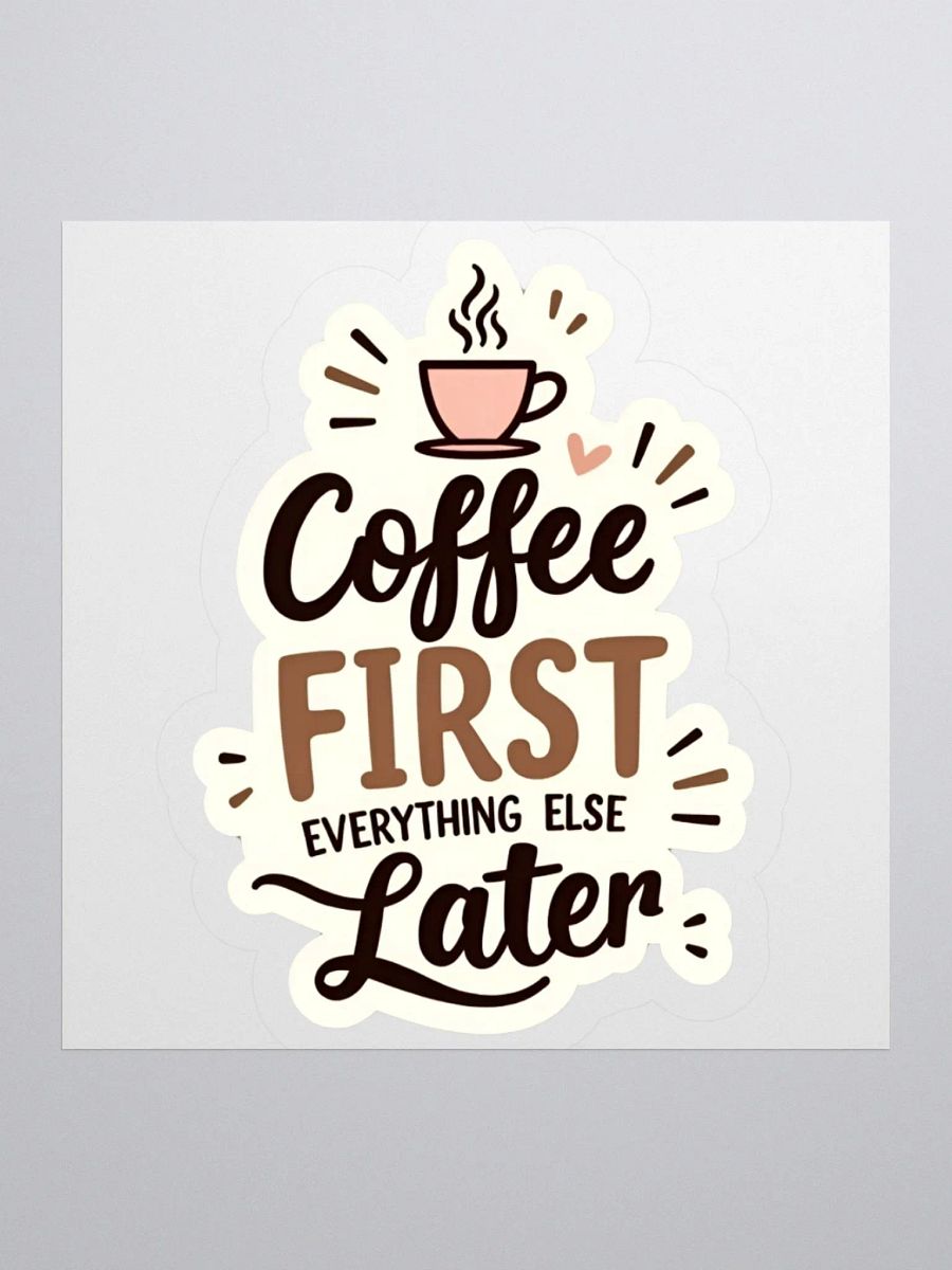 Brew & Focus Sticker product image (12)