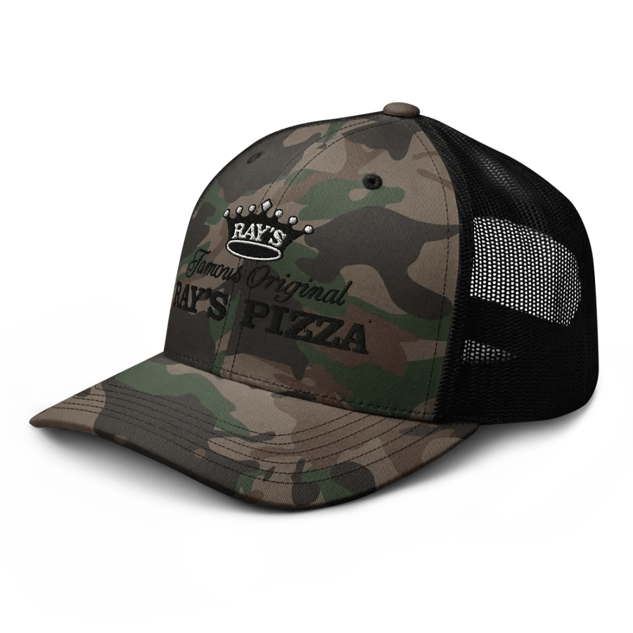 Ray's Pizza Camo Trucker Hat product image (4)