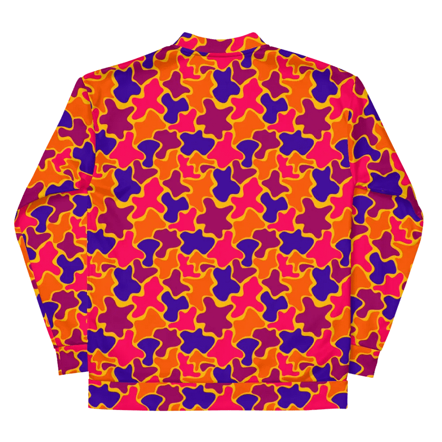 Multi Colored Pattern Blobs Bomber Jacket product image (10)