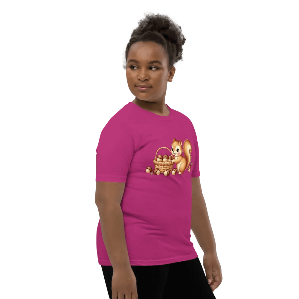 Fluffy Tailed Squirrel Kids T-Shirt product image (57)