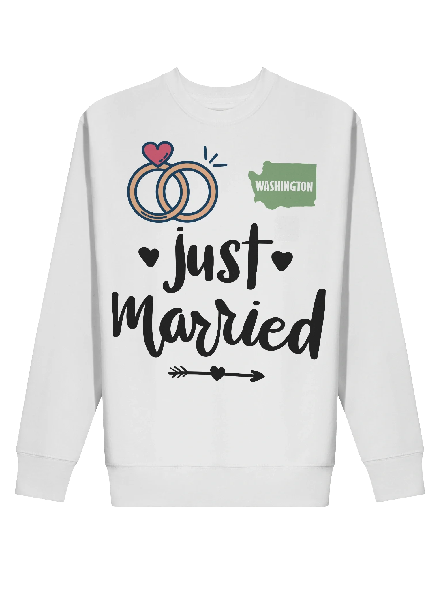 Washington *Just Marriedl* Premium Americana Crew product image (2)