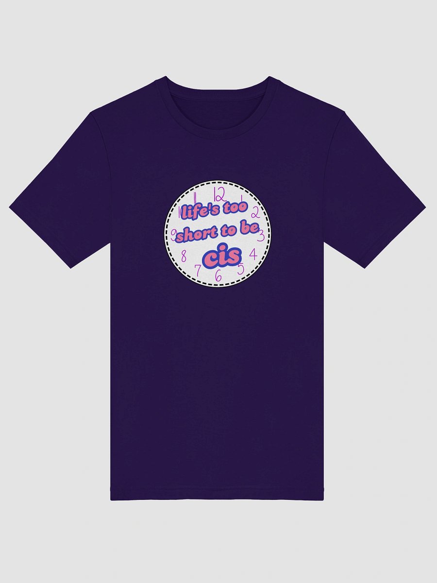 life's too short to be cis genderfluid t-shirt product image (5)