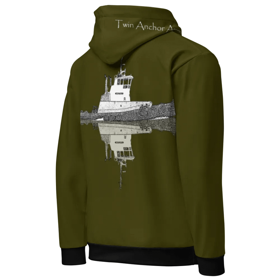 Green Westrac tug Hoodie product image (8)
