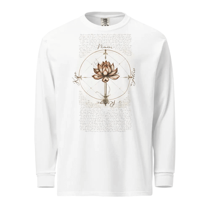 Nam Myoho Renge Kyo Lotus Long Sleeve Tee | Buddhist Shirt product image (2)