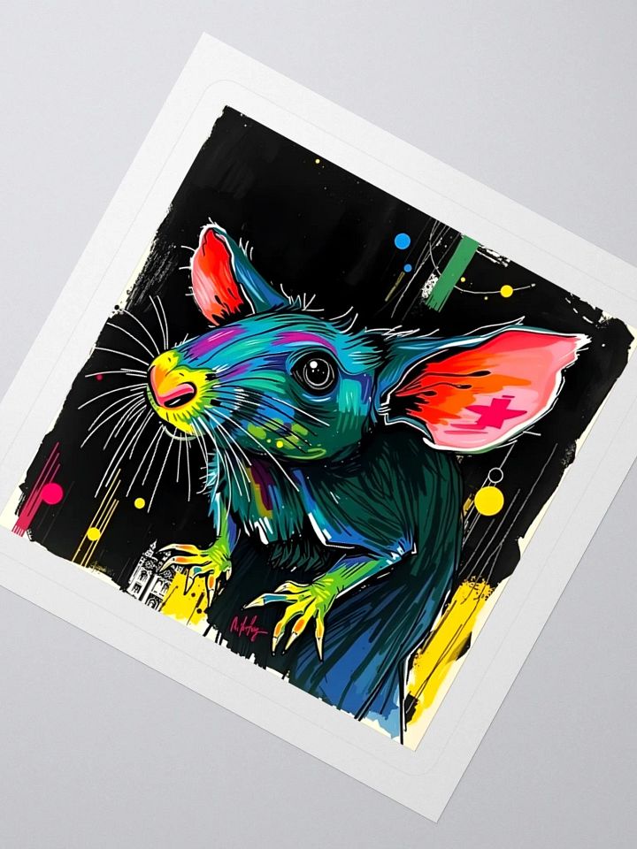 Rats really are great, I swear! Kiss Cut Stickers product image (4)