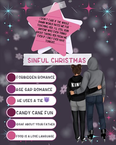 It’s beginning to look a lot like bad decisions 🤭

Christmas carols? Not in this book
Christmas corruption? Oh, you have no i...