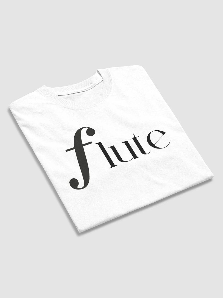 Forte Flute Tee - Black Letters - Flute - Unisex product image (3)