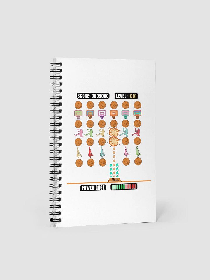 Space Gamer Basketball Arcade Hoops Adventure Notebook product image (1)