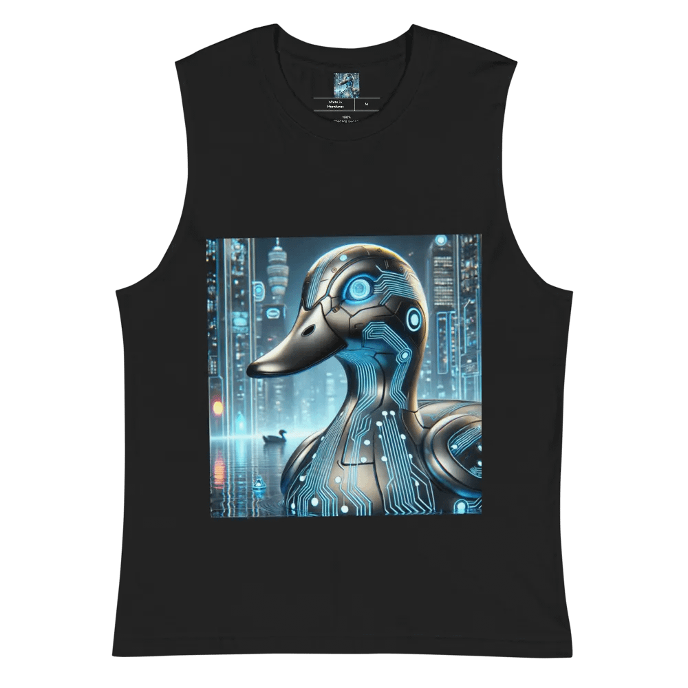 Cybernetic Duck Circuit Muscle Tank product image (2)