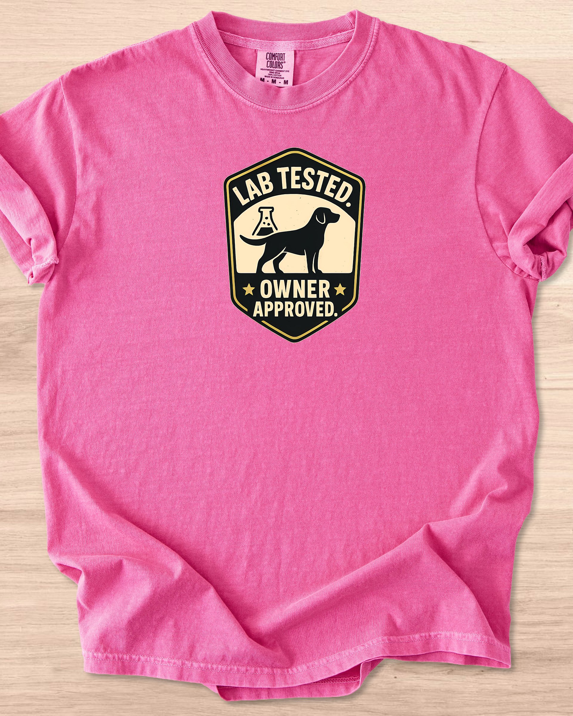 Lab Tested Owner Approved (Labrador Retriever) Tee product image (30)