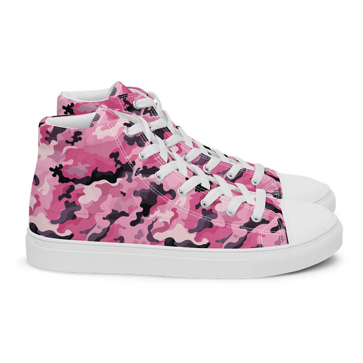 Pink Camouflage Women Sneakers product image (2)