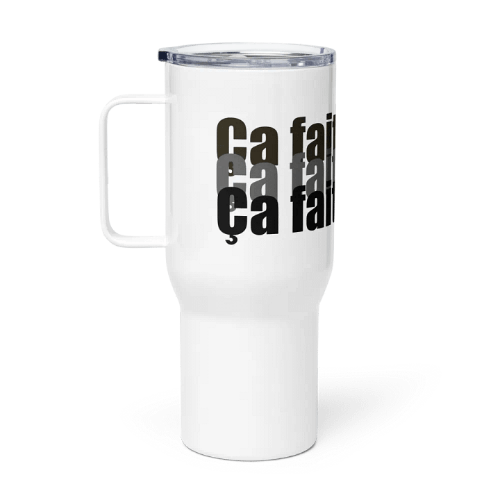 ''Ça fait plaisir'' Tasse de voyage avec poignée product image (1)