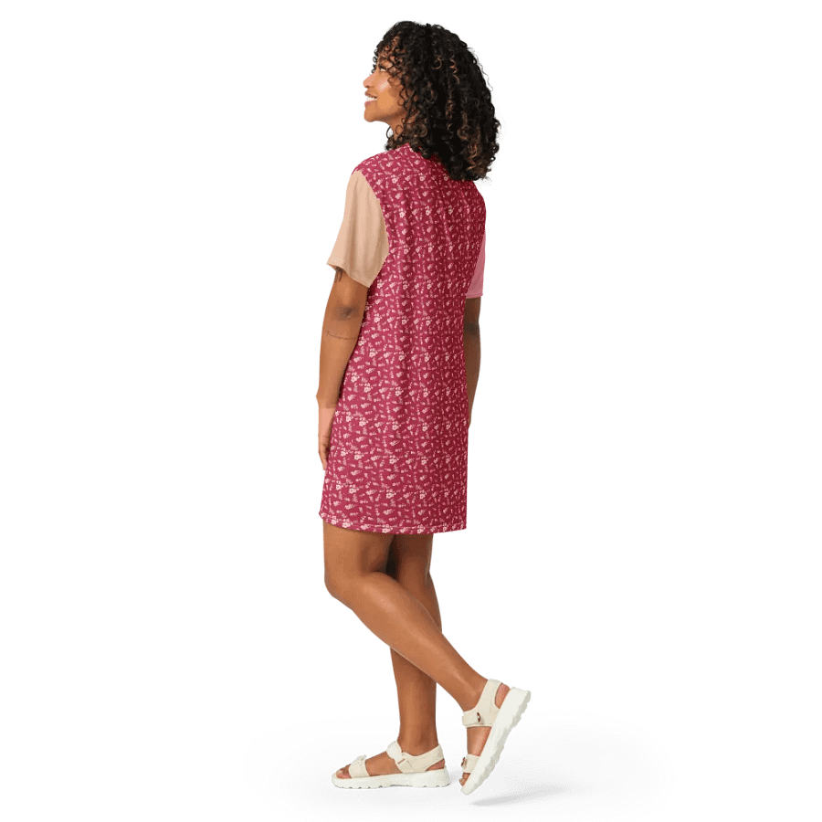 Cherry Blossoms on Magenta Women's T-Shirt Dress product image (5)
