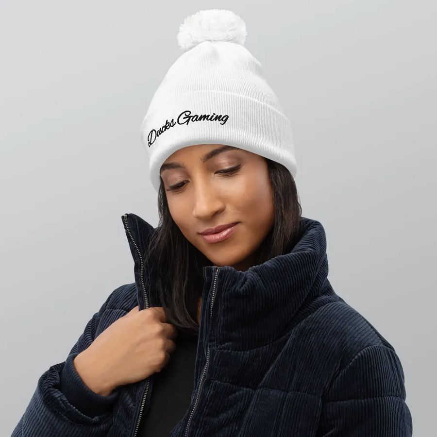 Ducks Gaming Beanie Black Lettering product image (10)