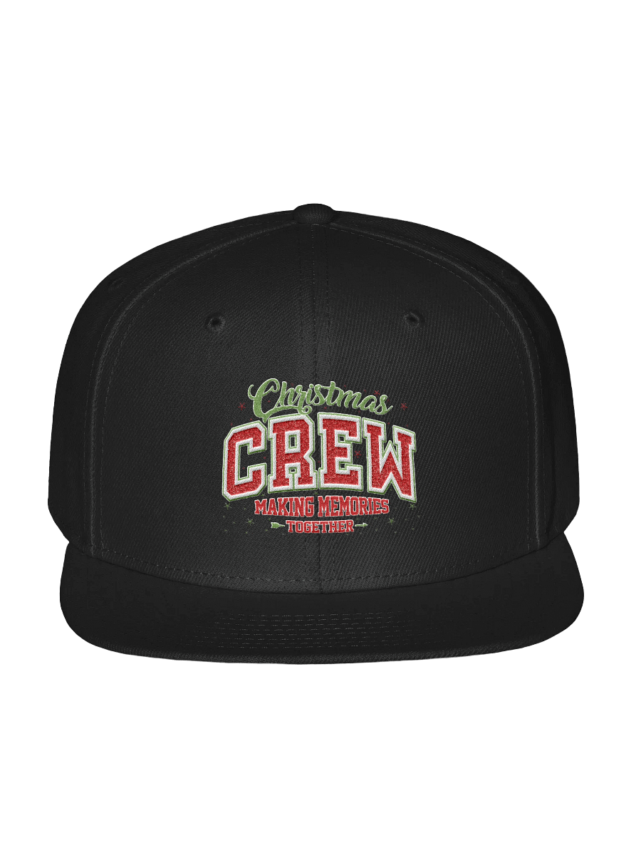 Festive Christmas Crew Snapback Cap product image (2)