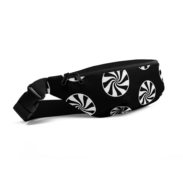Mint white logo - no text - logo pattern Fanny Pack product image (2)