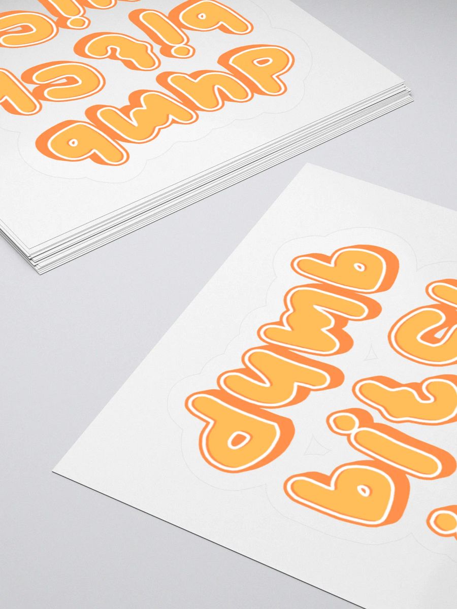 Dumb Bitch Juice Sticker - Orange product image (11)
