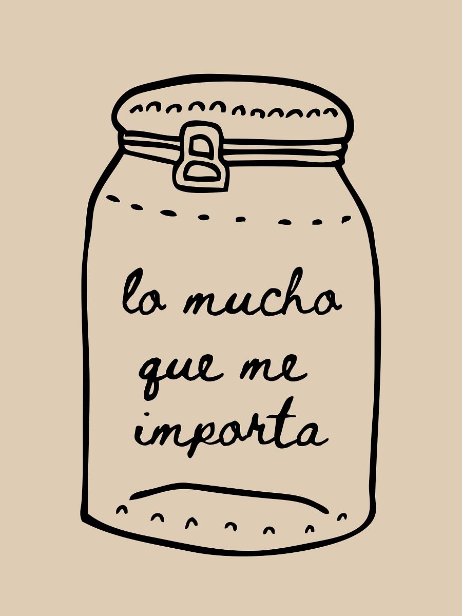 Lo Mucho Que Me Importa Camiseta Unisex product image (1)