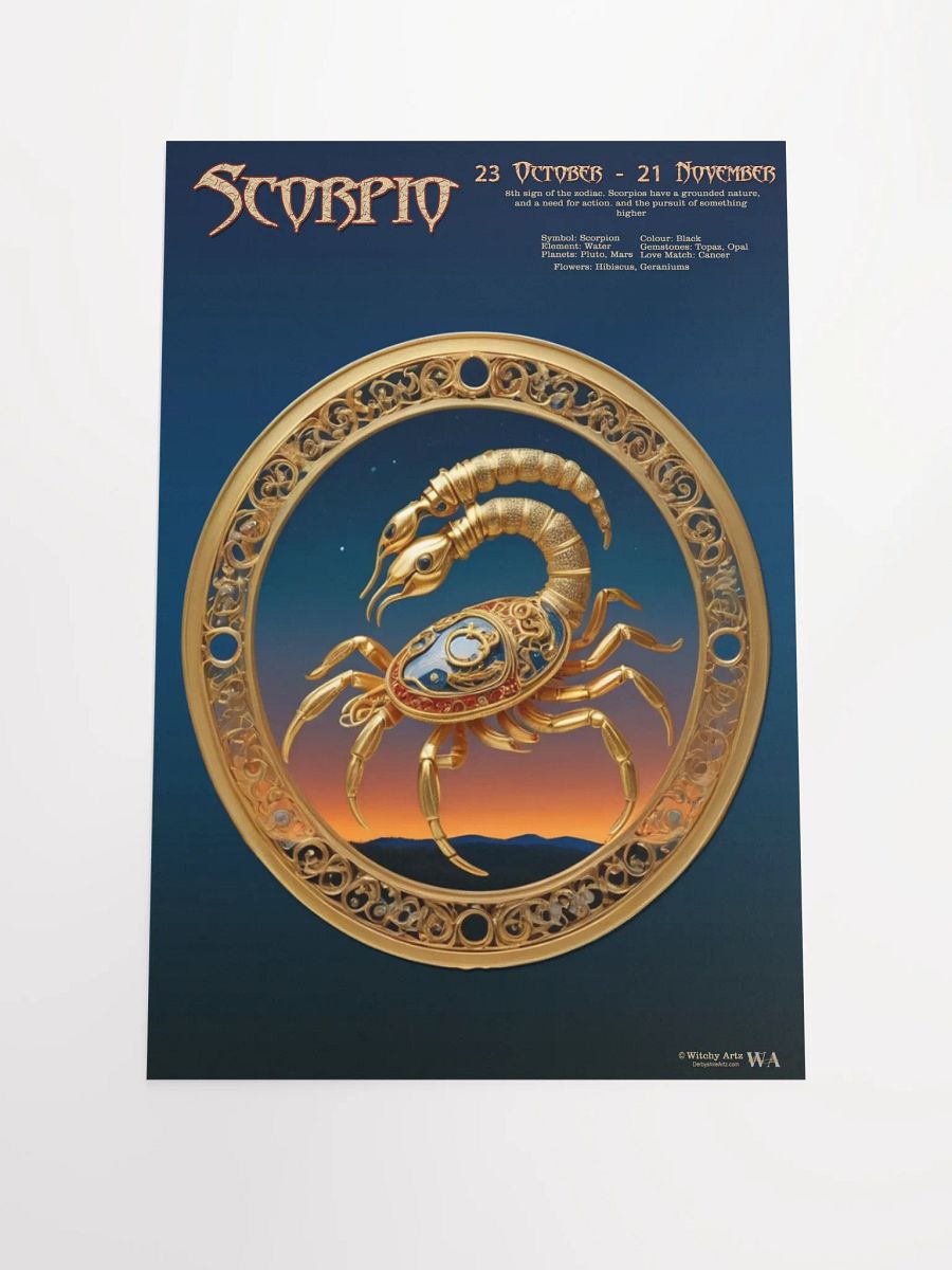 Western Zodiac Poster - SCORPIO product image (2)