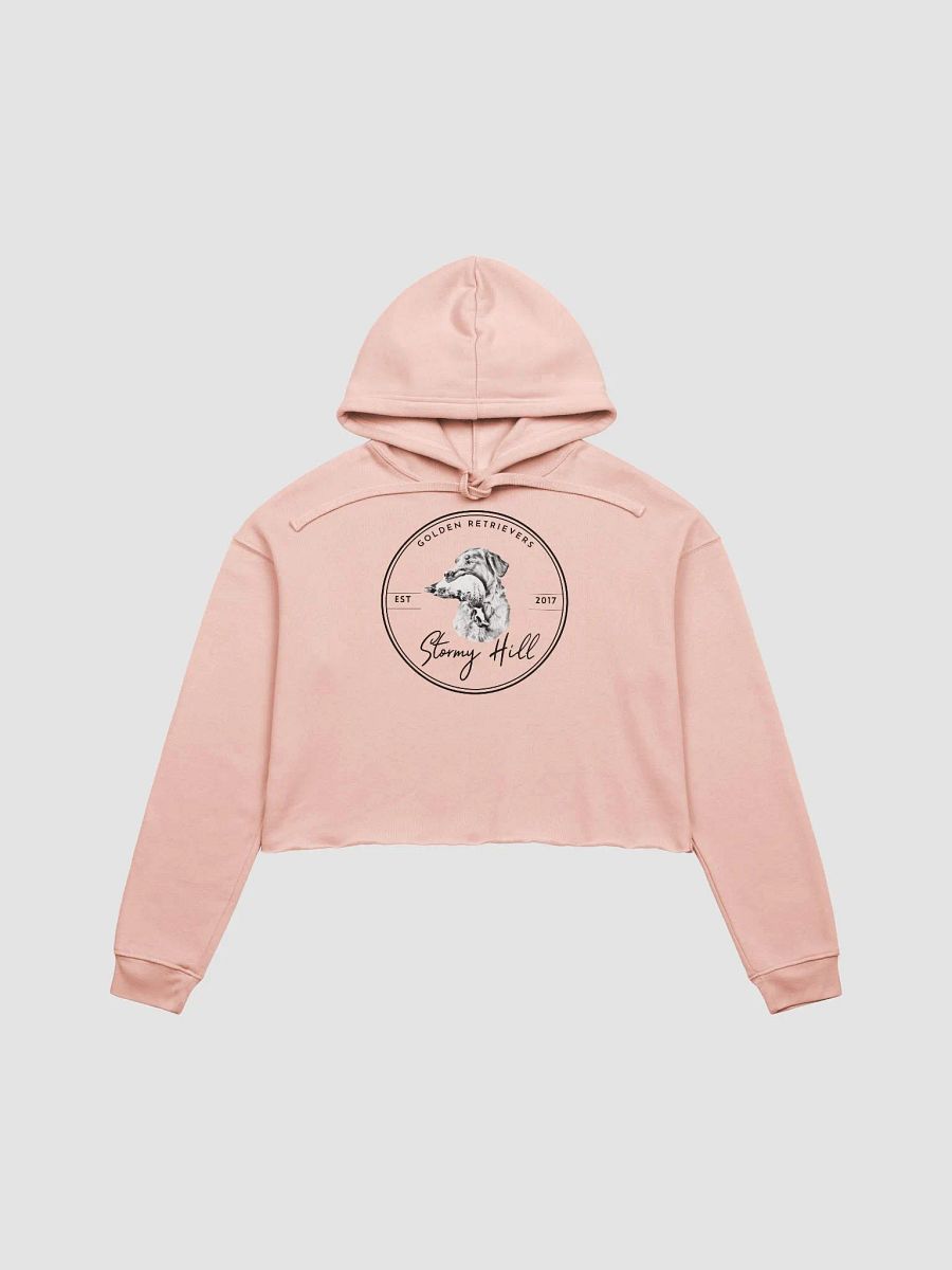 Pink Stormy Hill Logo Crop Hoodie product image (1)