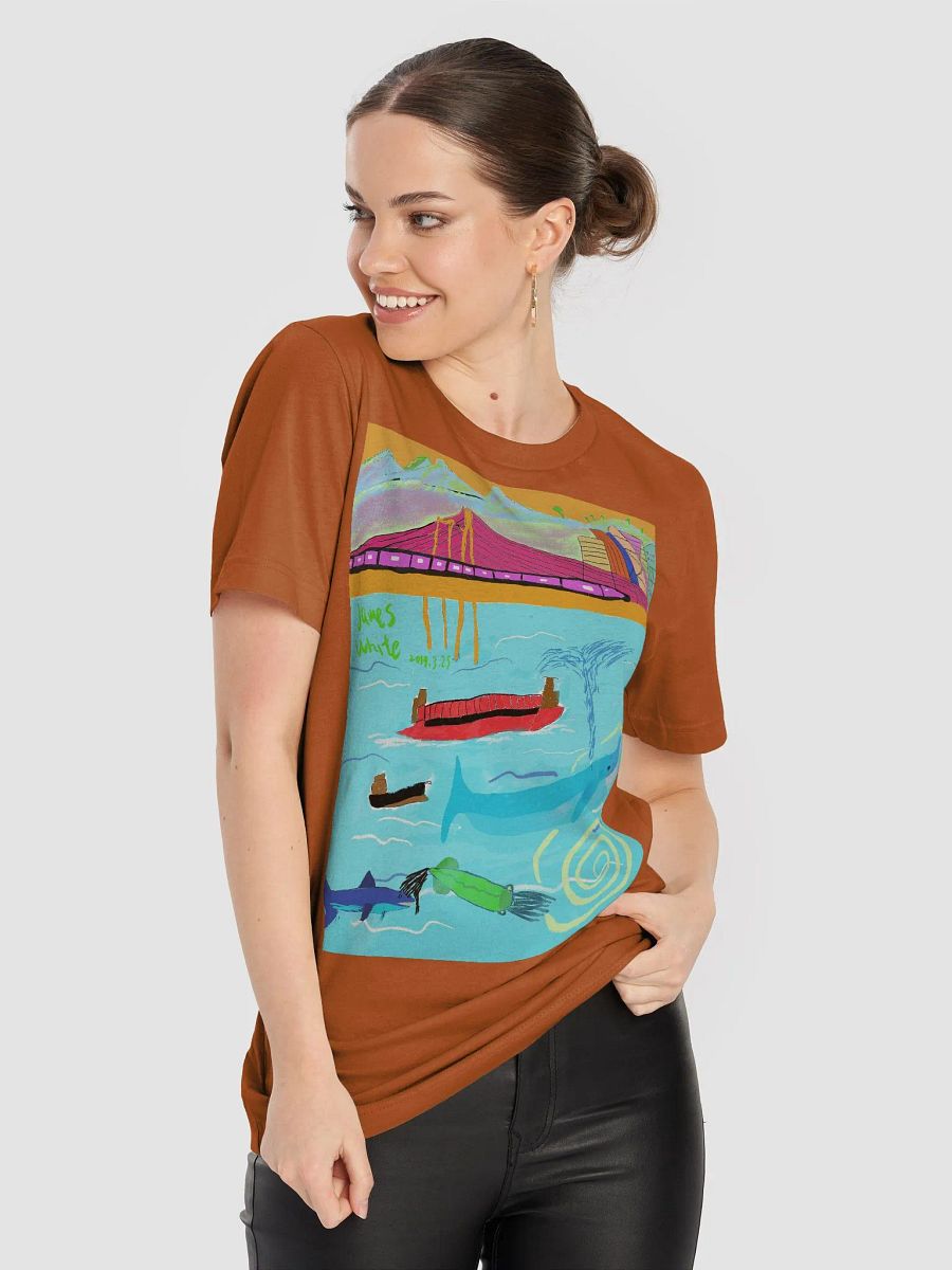 Bella+Canvas Supersoft T-Shirt: blue whale product image (84)