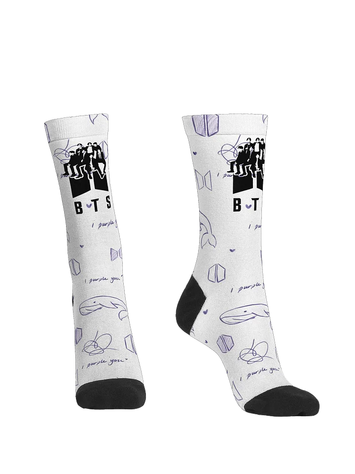 BTS I PURPLE YOU Crew Socks product image (2)