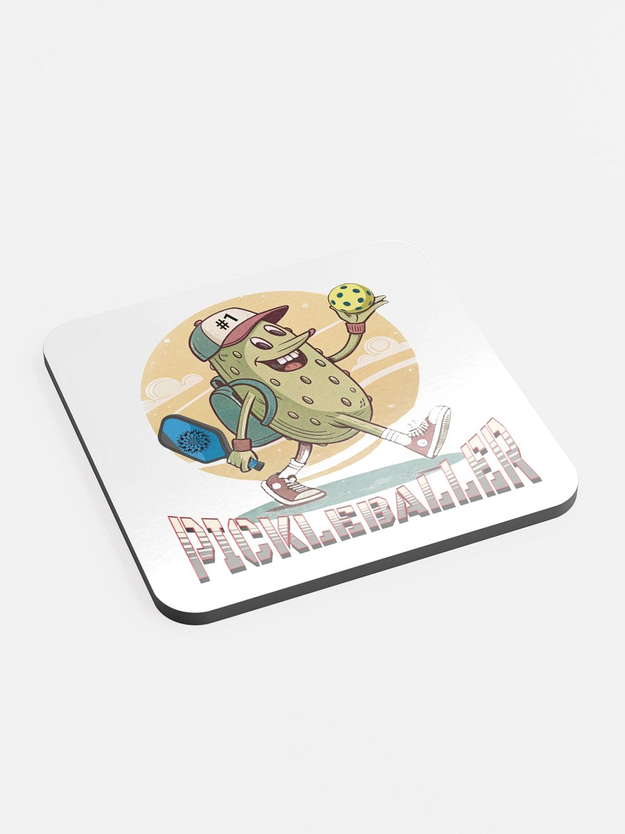 Pickleballer Pickleball Cheerful Cork Coaster product image (2)