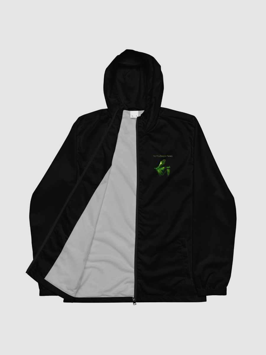 All-Over Print Windbreaker Black product image (3)