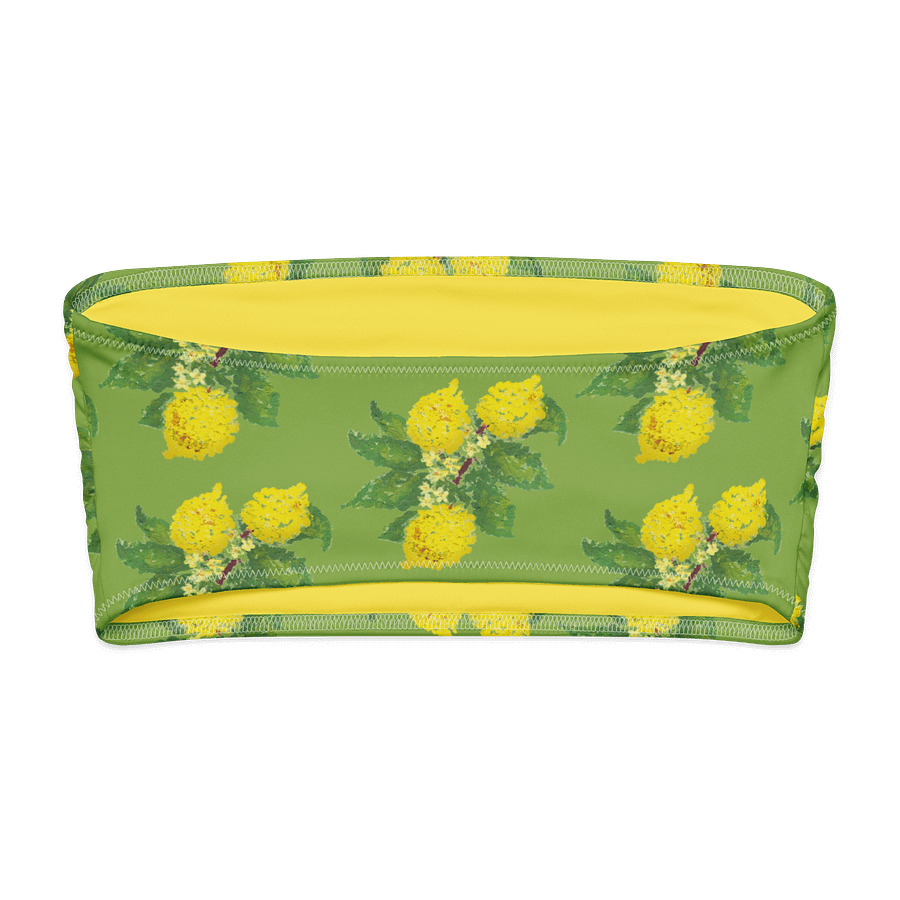 Lemon Love Recycled Bandeau Bikini Top product image (3)