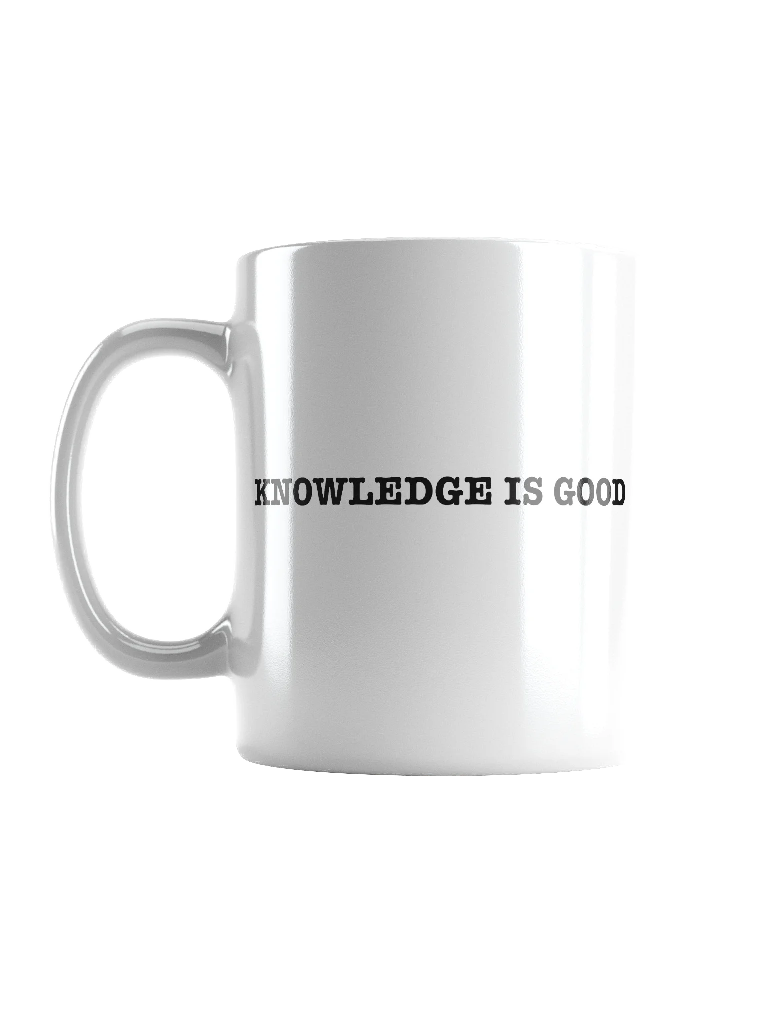 Knowledge is Good Glossy Mug - V1 product image (1)