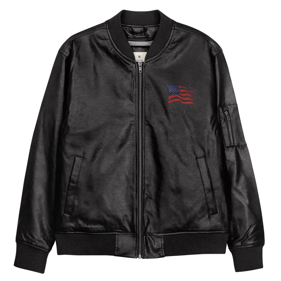 USA Flag Line Art Design Bomber Jacket product image (11)