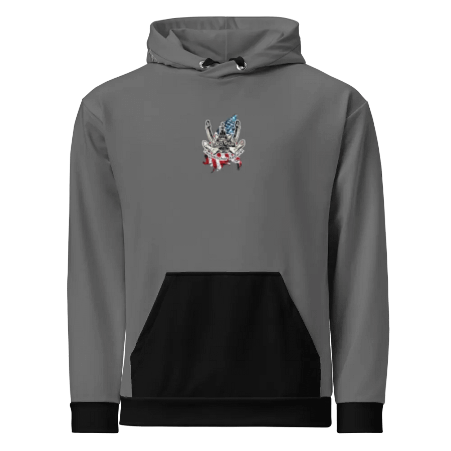 Gray Pacific Titan & CE Flage Hoodie product image (8)
