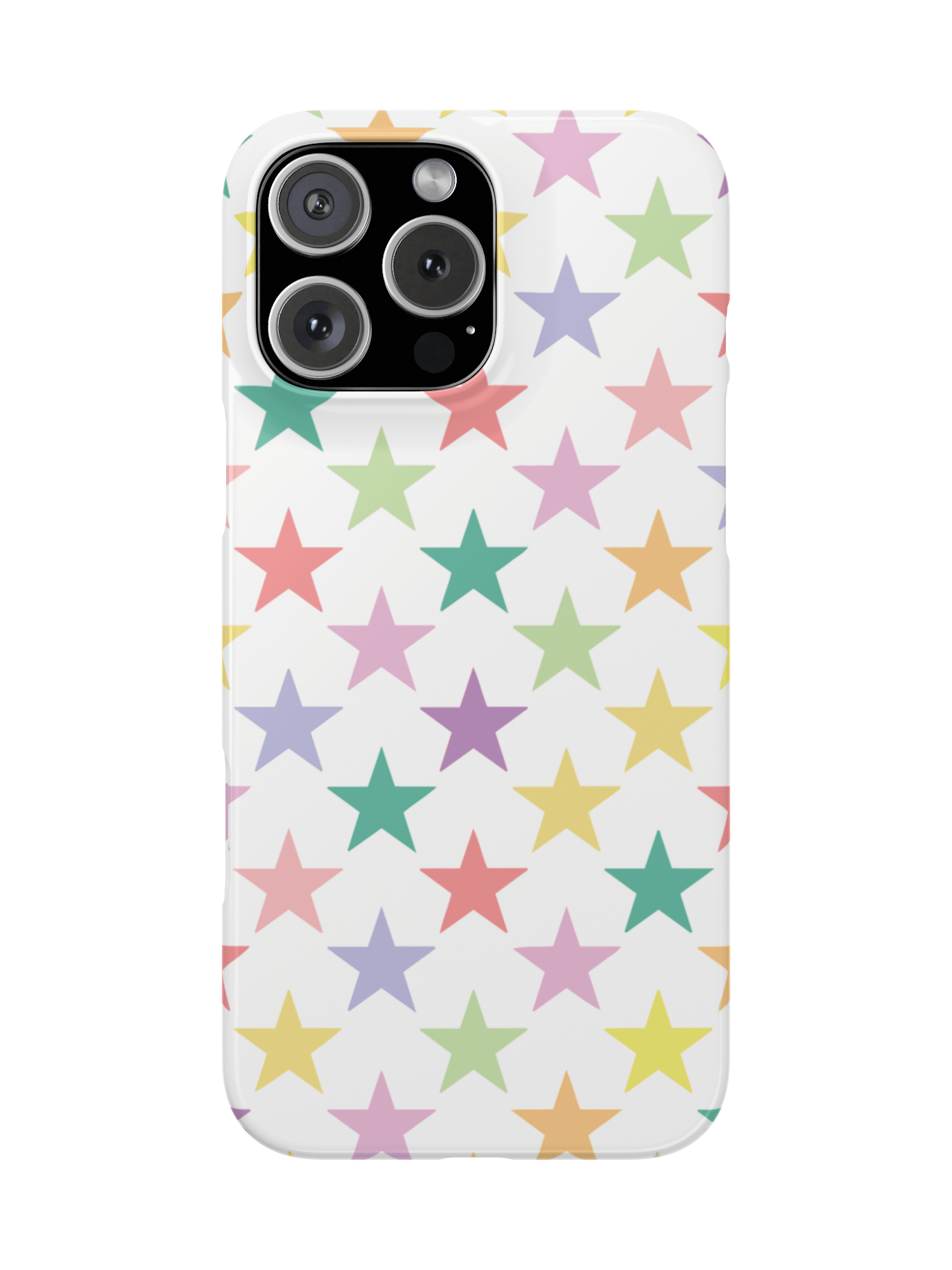 Pastel Rainbow Stars iPhone Case product image (13)