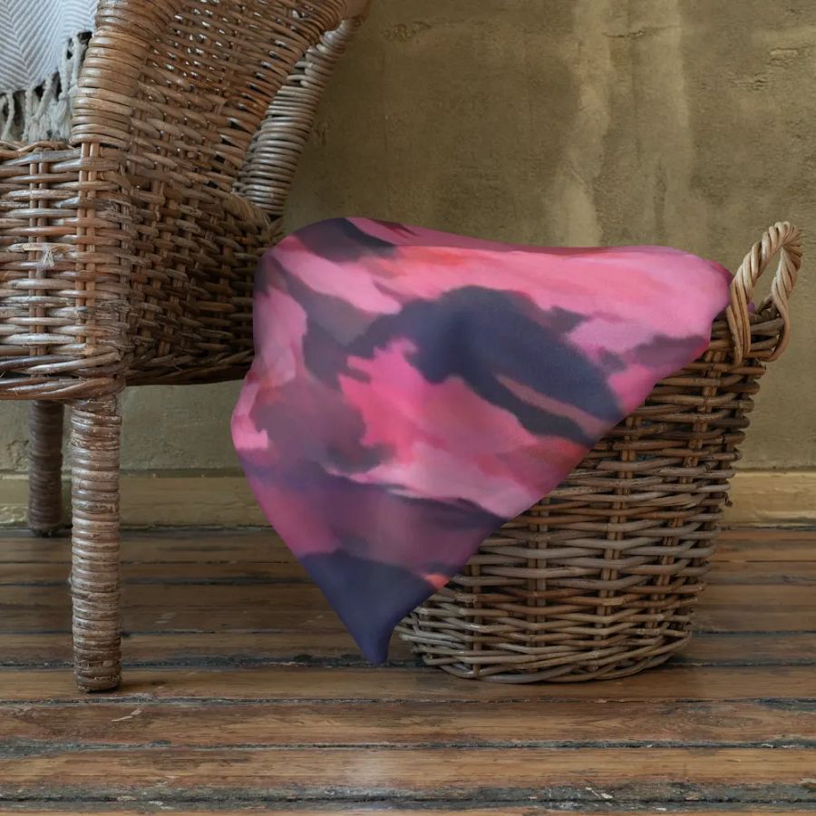 Pink Camo Throw Blanket product image (22)