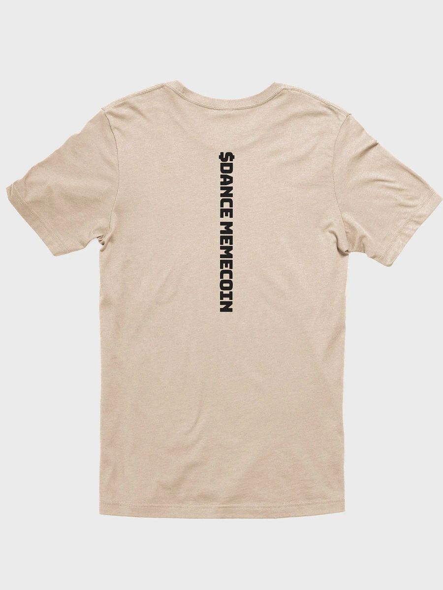 DANCE MEMECOIN - CLUB LINE - PREMIUM TEE - TAN product image (6)