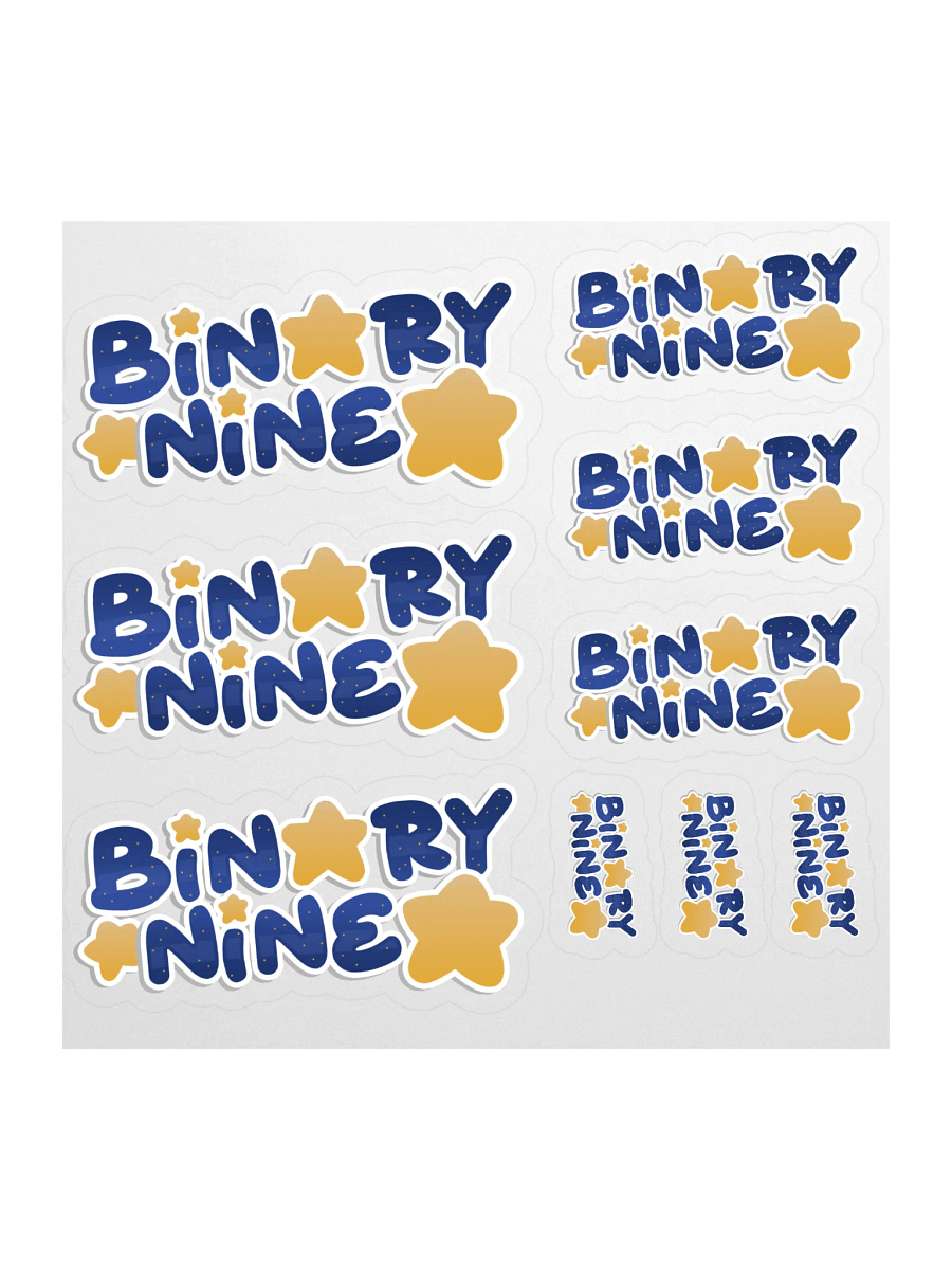 BinaryNine Logo Sticker Sheet product image (1)