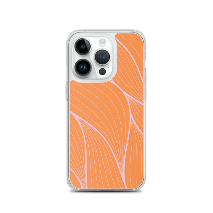 Flowing Orange Abstract iPhone® Case product image (3)