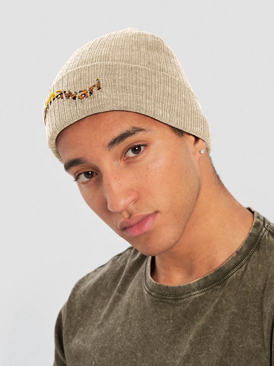Sunflower Sunset Ribbed Beanie product image (5)