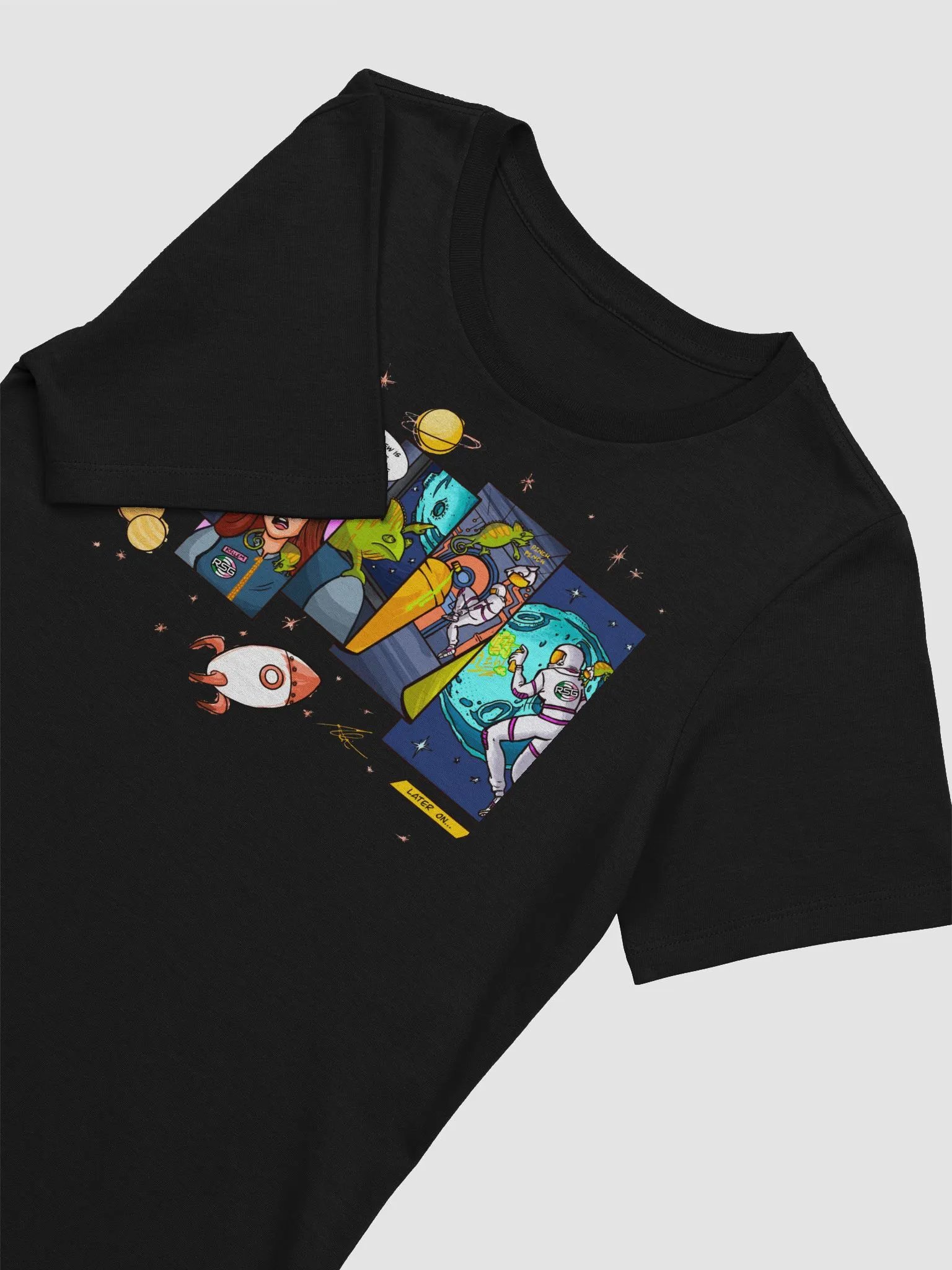 Kosmic Krew Comic Strip T-Shirt (Slim Fit) product image (10)