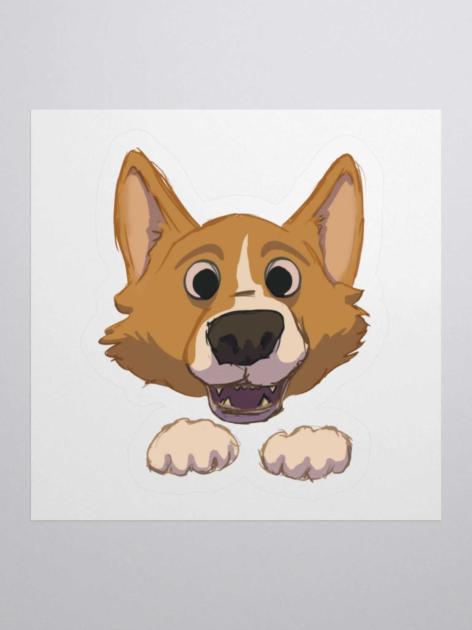 Snackies Corgi Sticker product image (1)