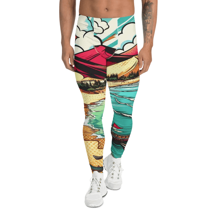 Coastal Dreams Men's Leggings |Ai Design product image (1)