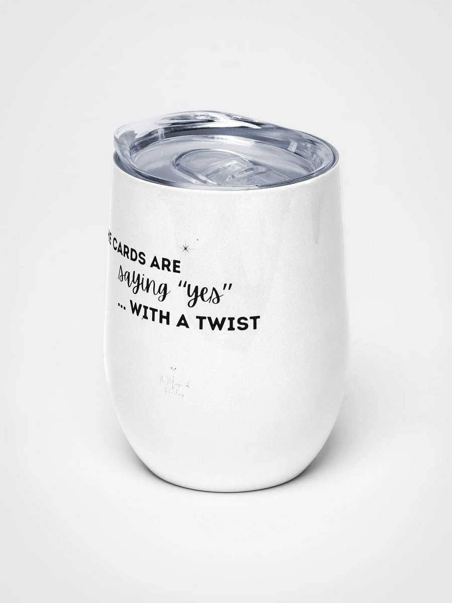 Mystic Cat Tarot Wine Tumbler: Saying Yes with a Twist product image (5)