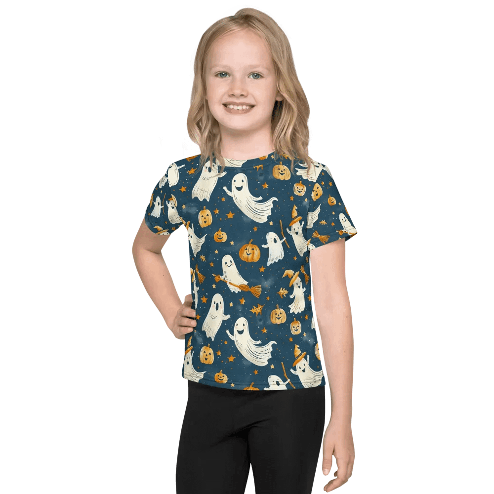 Cute Ghost Halloween T-shirt product image (1)