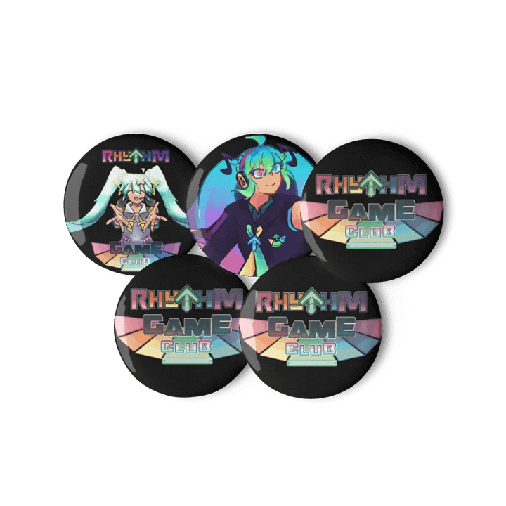 Rhythm Game Club Pins product image (3)
