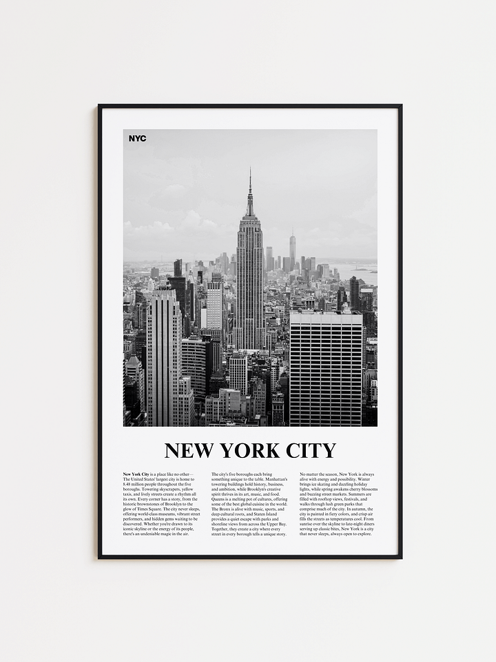 New York City 03 Newspaper Poster product image (1)