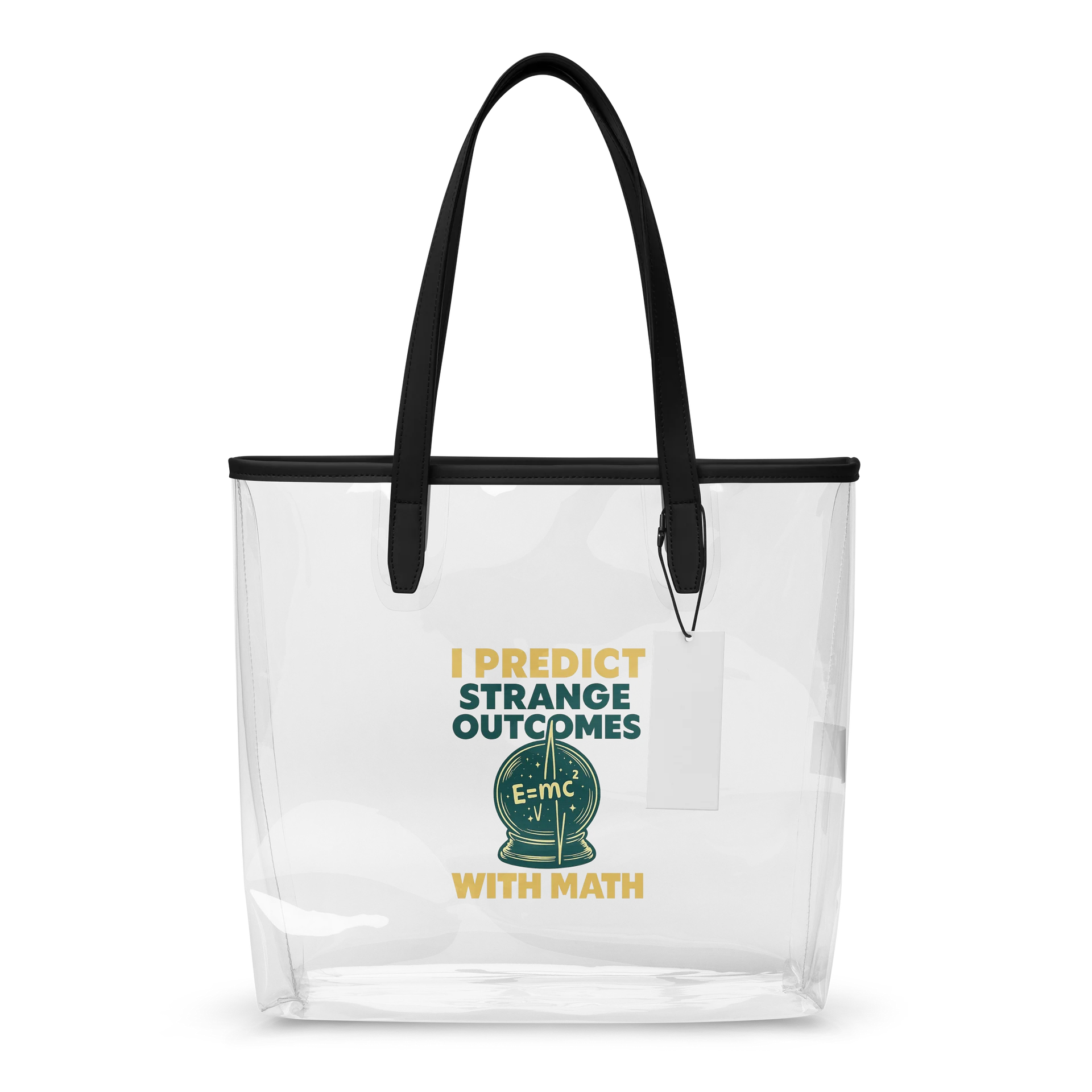 E=mc² Crystal Ball Clear Tote product image (1)