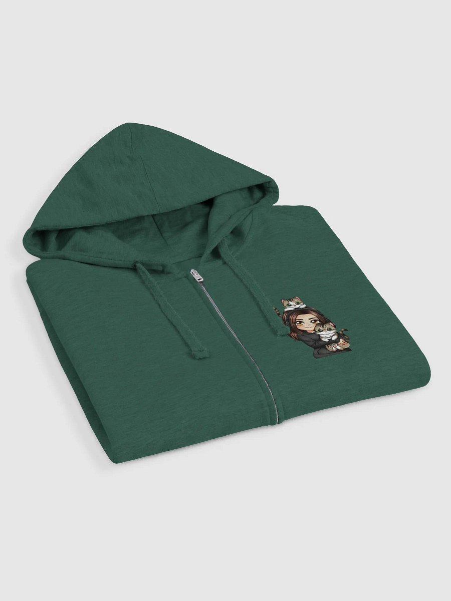 Zip-Up Hoodie with Soof and cats product image (12)