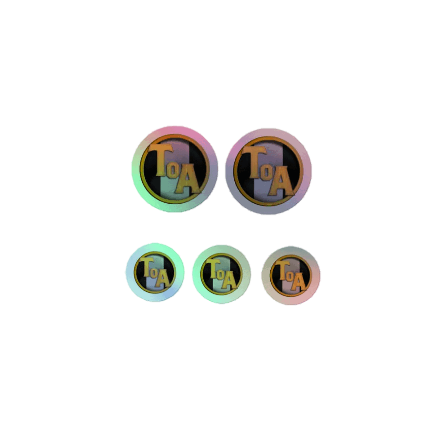Tournament of Ages - Small Logo - Holo Sticker Sheet product image (1)