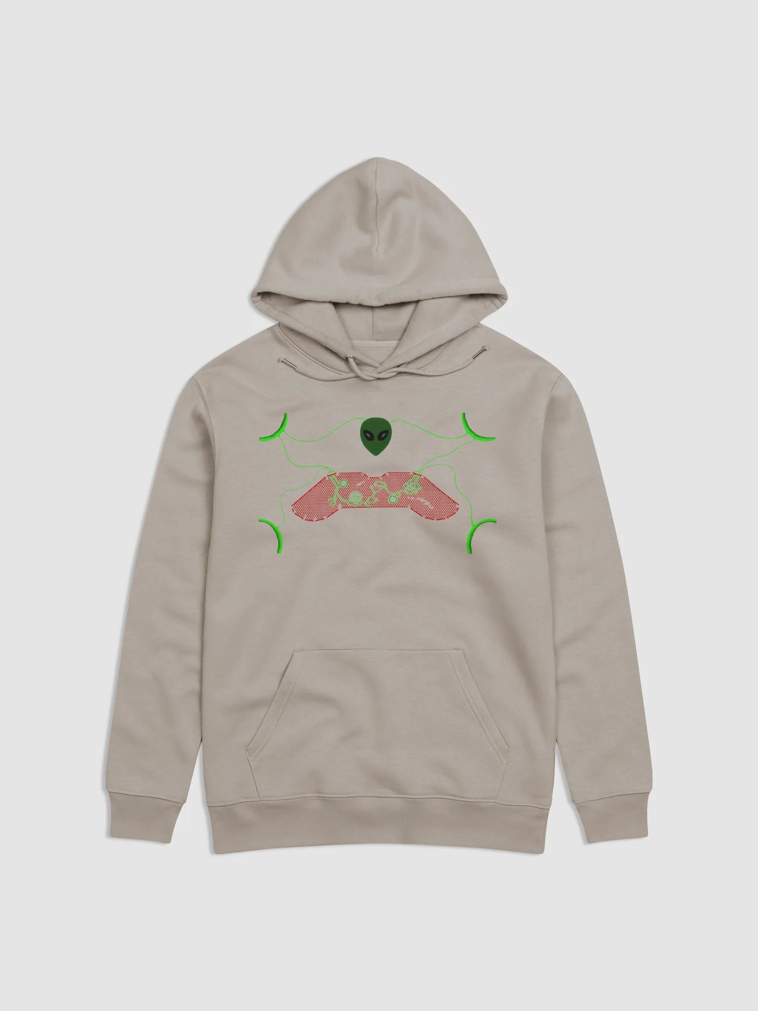 Eco-Friendly Alien Gaming Hoodie product image (1)